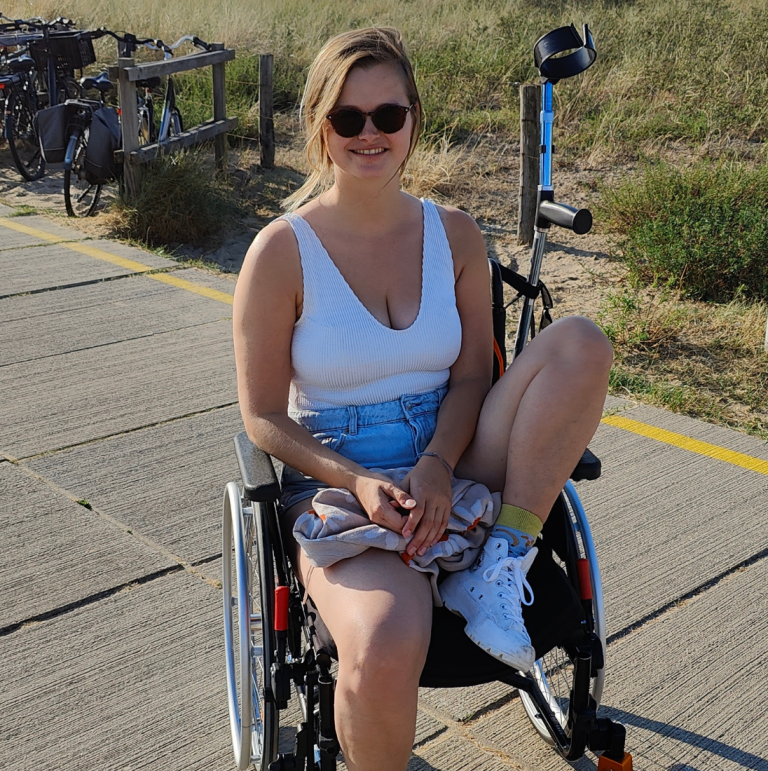 Melissa in rolstoel